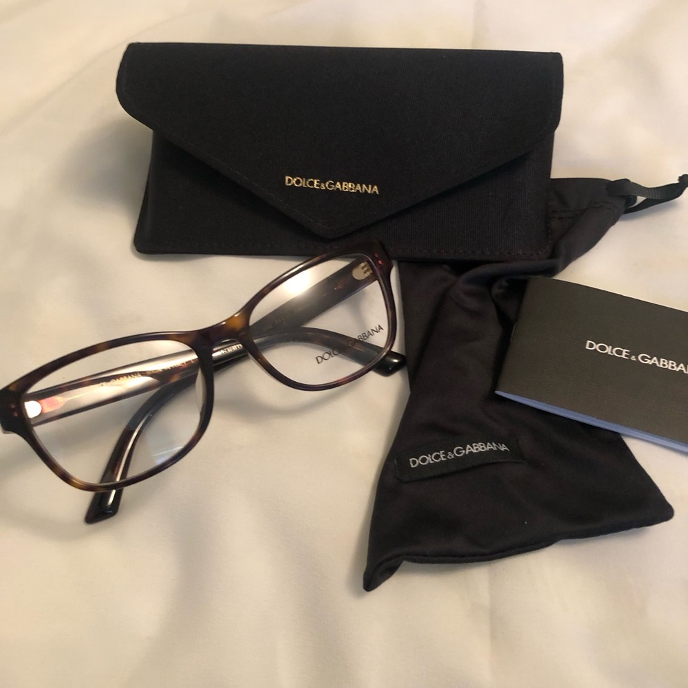 Dolce & Gabbana Brown Plastic Glasses